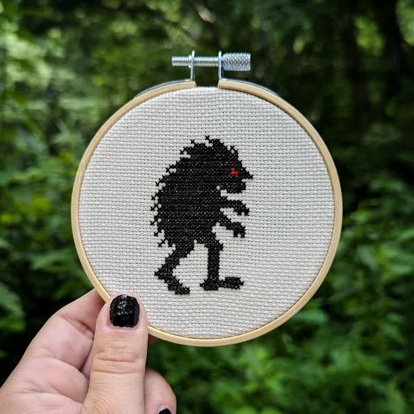 Forest Phantoms cross-stitch pattern — view 3