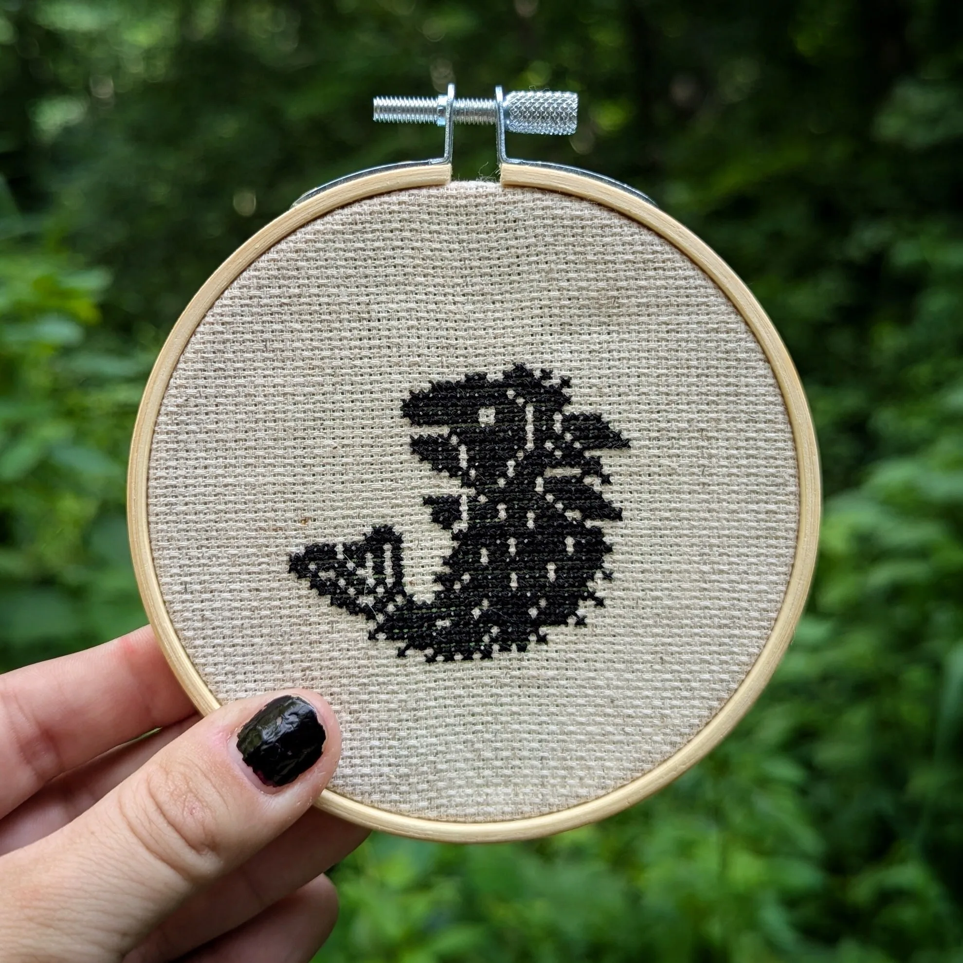 Mini Fur-Bearing Trout cross-stitch pattern