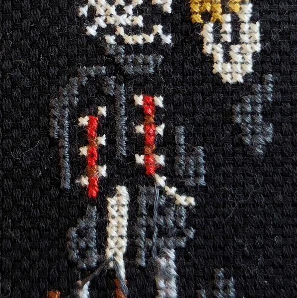 Mini Pinhead cross-stitch pattern — view 2