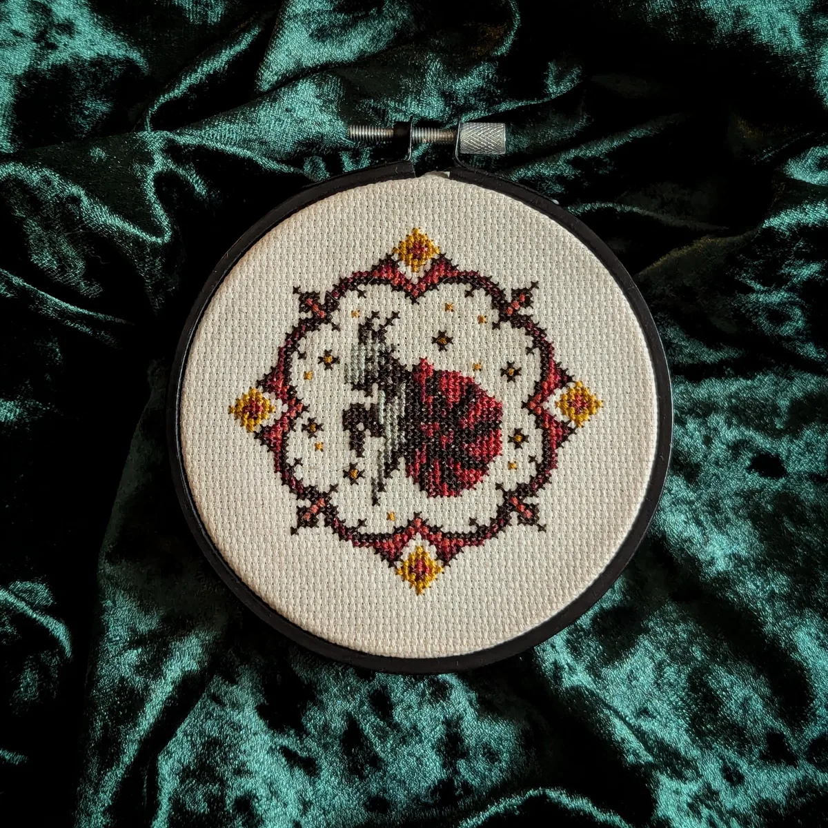 Capricorn cross-stitch pattern