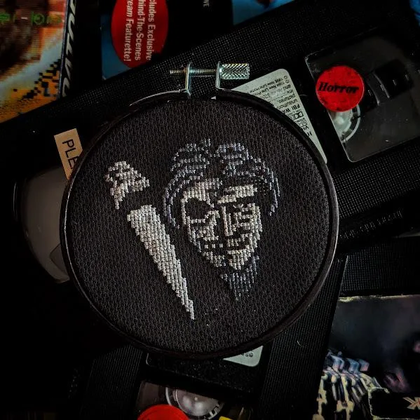 Mini Norman cross-stitch pattern