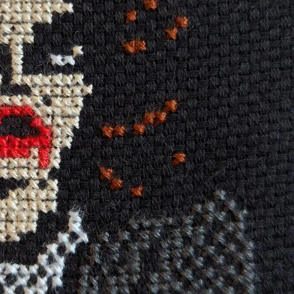 Mini Angela cross-stitch pattern — view 2
