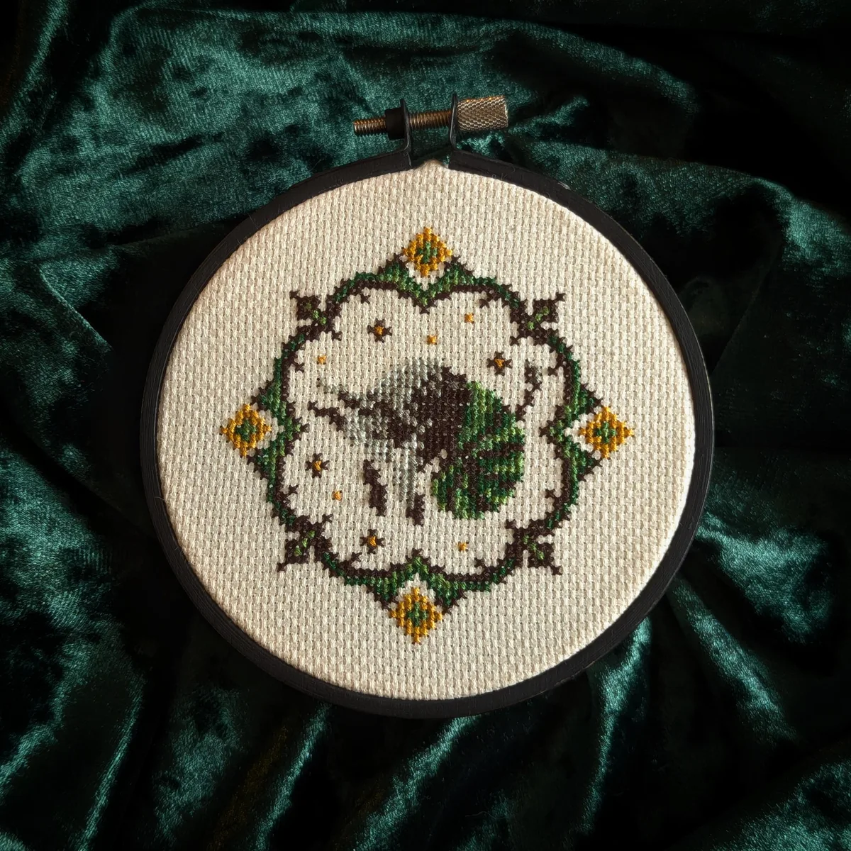 Taurus cross-stitch pattern