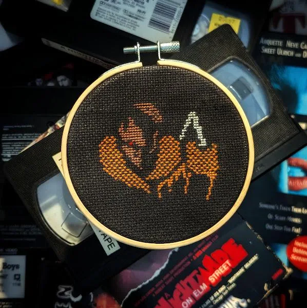 Mini Candyman cross-stitch pattern