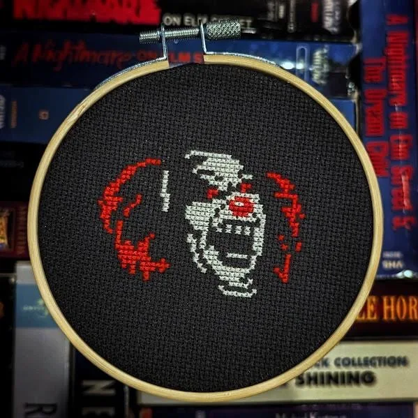 Mini Pennywise (1990) cross-stitch pattern