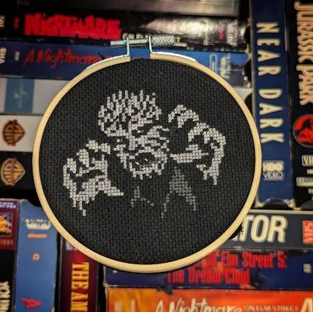 Silver Screams cross-stitch pattern — view 3