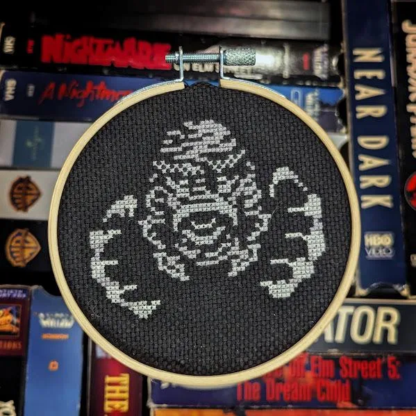 Mini Gill-Man cross-stitch pattern
