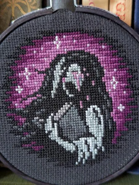 Mini Book Banshee cross-stitch pattern — view 2