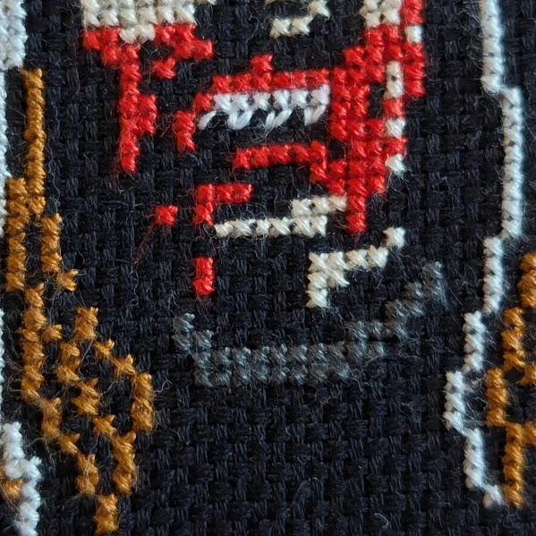 Mini Ginger cross-stitch pattern — view 2