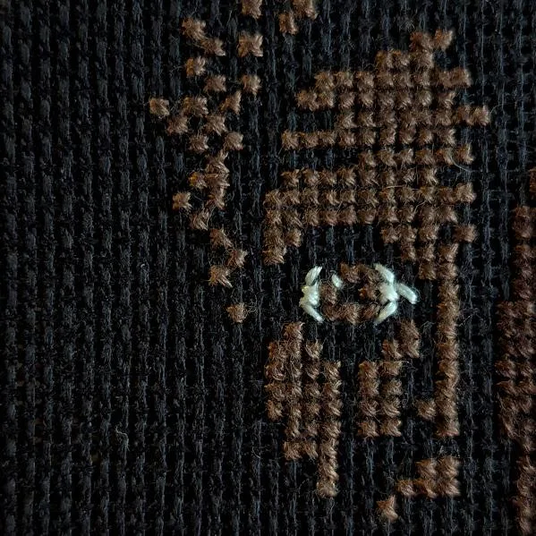Mini Red cross-stitch pattern — view 2