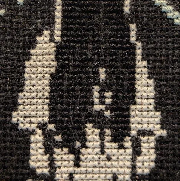 Mini Samara cross-stitch pattern — view 2