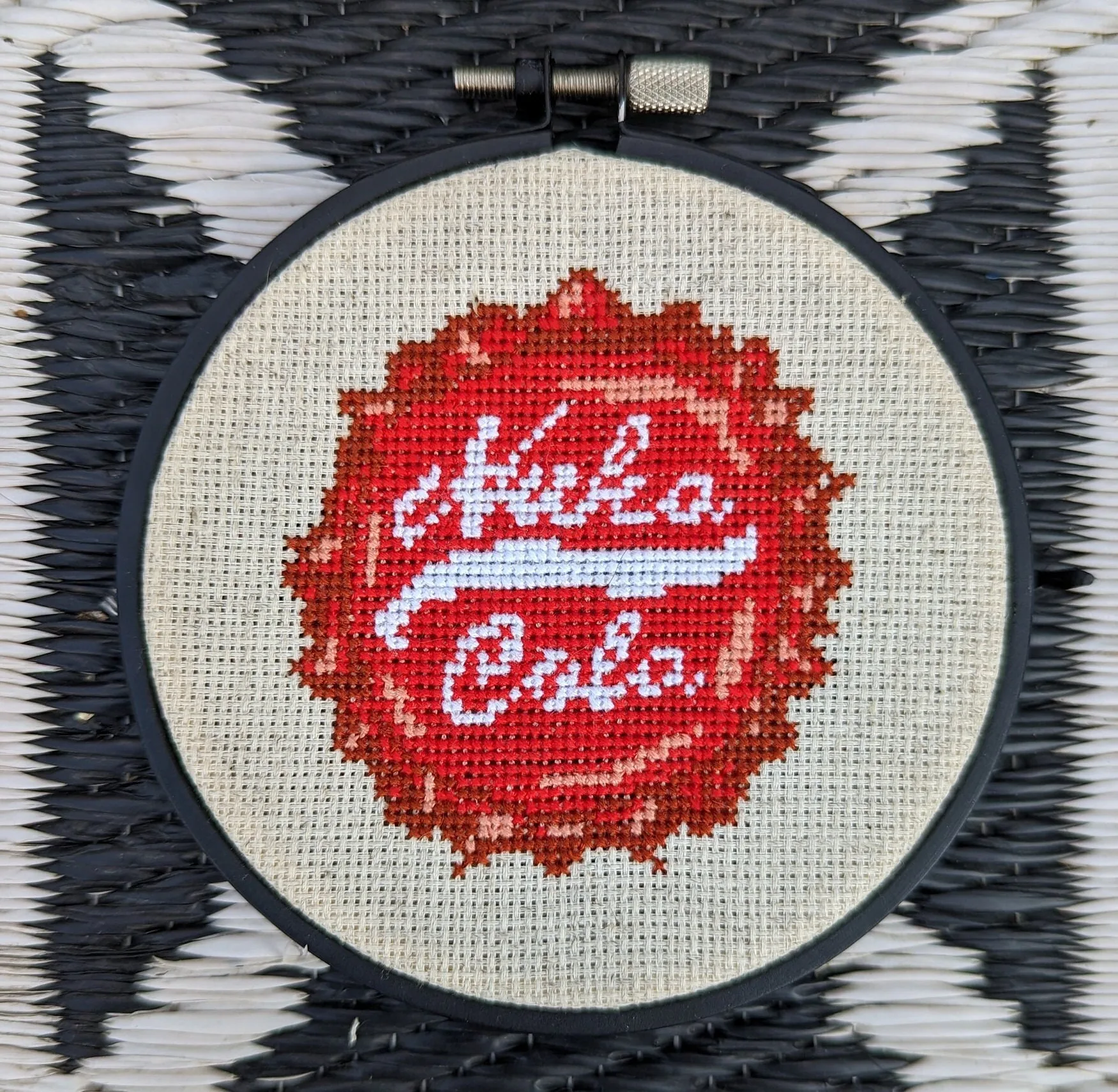 Nuka Cola Bottle Cap cross-stitch pattern