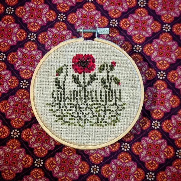 Stitch Against the Machine II cross-stitch pattern — view 6