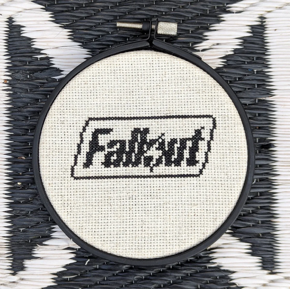 Fallout Four Logo cross-stitch pattern