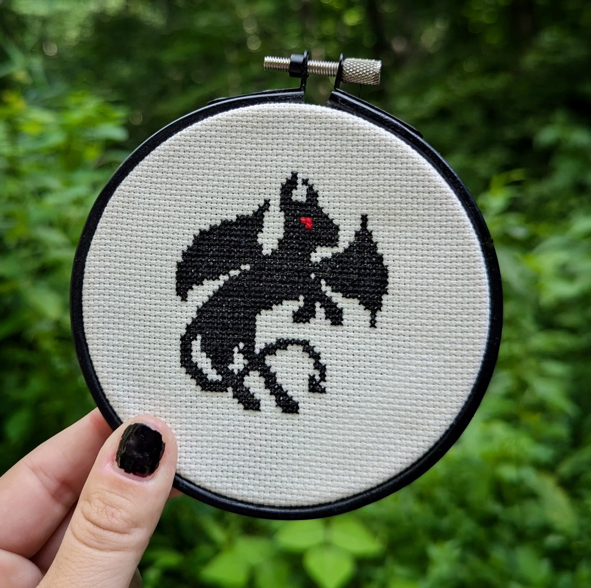 Mini Jersey Devil cross-stitch pattern