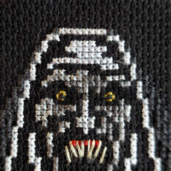 Mini Valak cross-stitch pattern — view 2